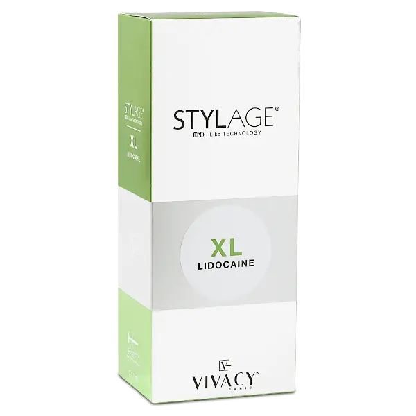Vivacy Stylage XL Lidocaine Bi-Soft packaging on a white background