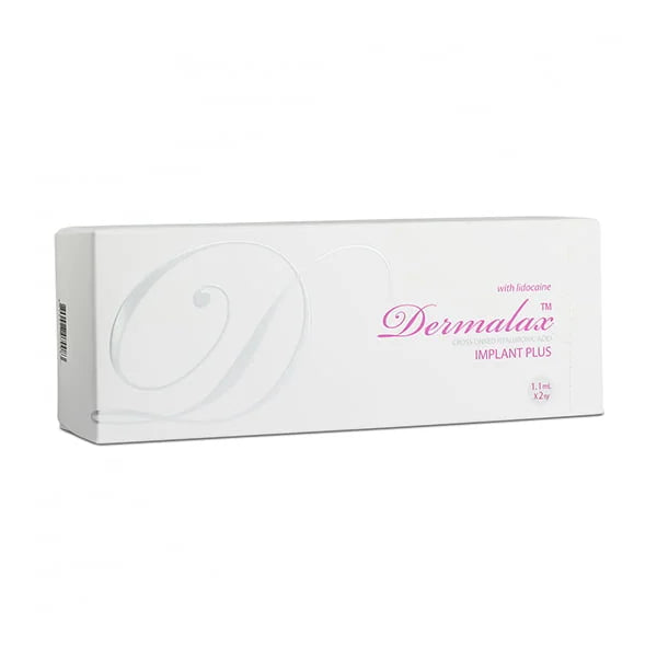 Dermalux Implant Plus packaging on a white background