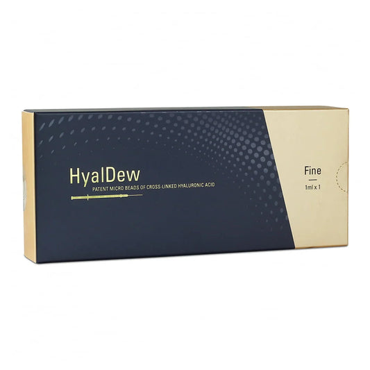HyalDew Fine packaging box on a white background