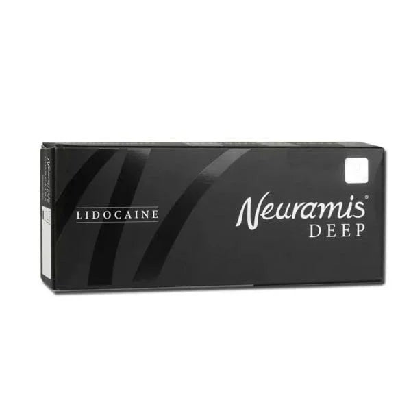 Neuramis Deep packaging with lidocaine on a white background