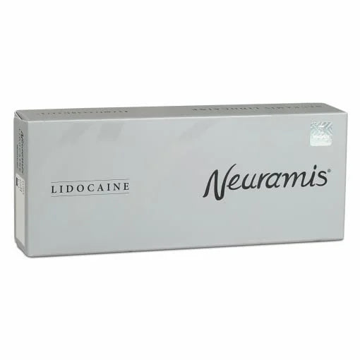 Neuramis Lidocaine product packaging on a white background