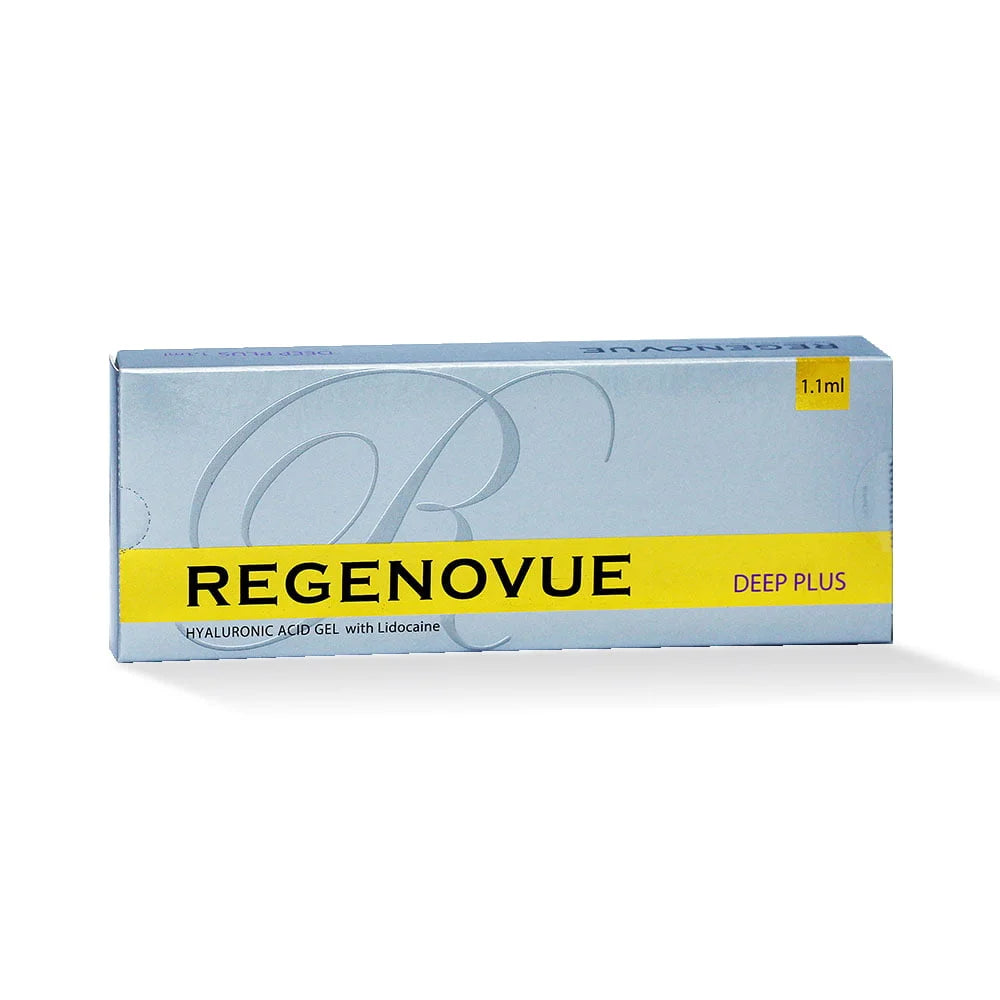 Regenovue Deep Plus packaging on a white background