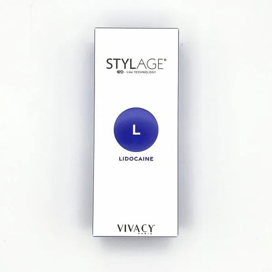 Vivacy Stylage L Bi-Flex Lidocaine packaging on a white background