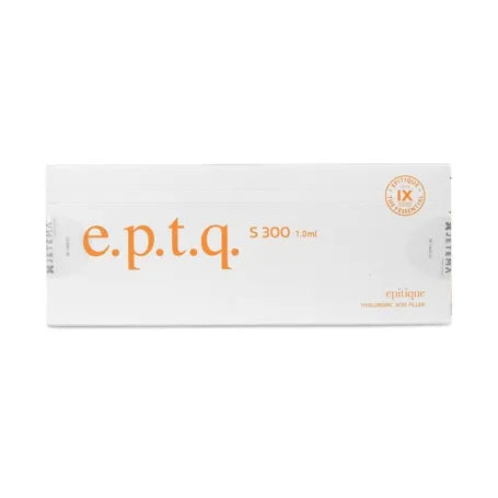 White box with 'e.p.t.q. S300' text on a white background