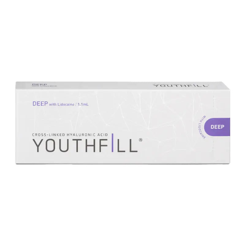 YOUTHFILL Deep packaging on a white background