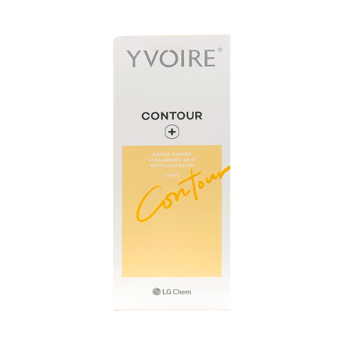 Yvoire Contour product packaging on a white background