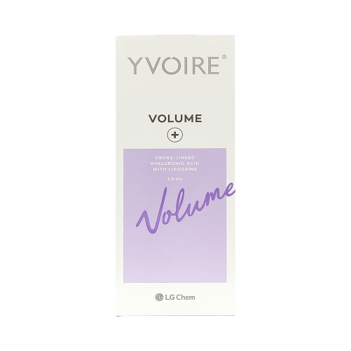 Yvoire Volume Plus product packaging on a white background
